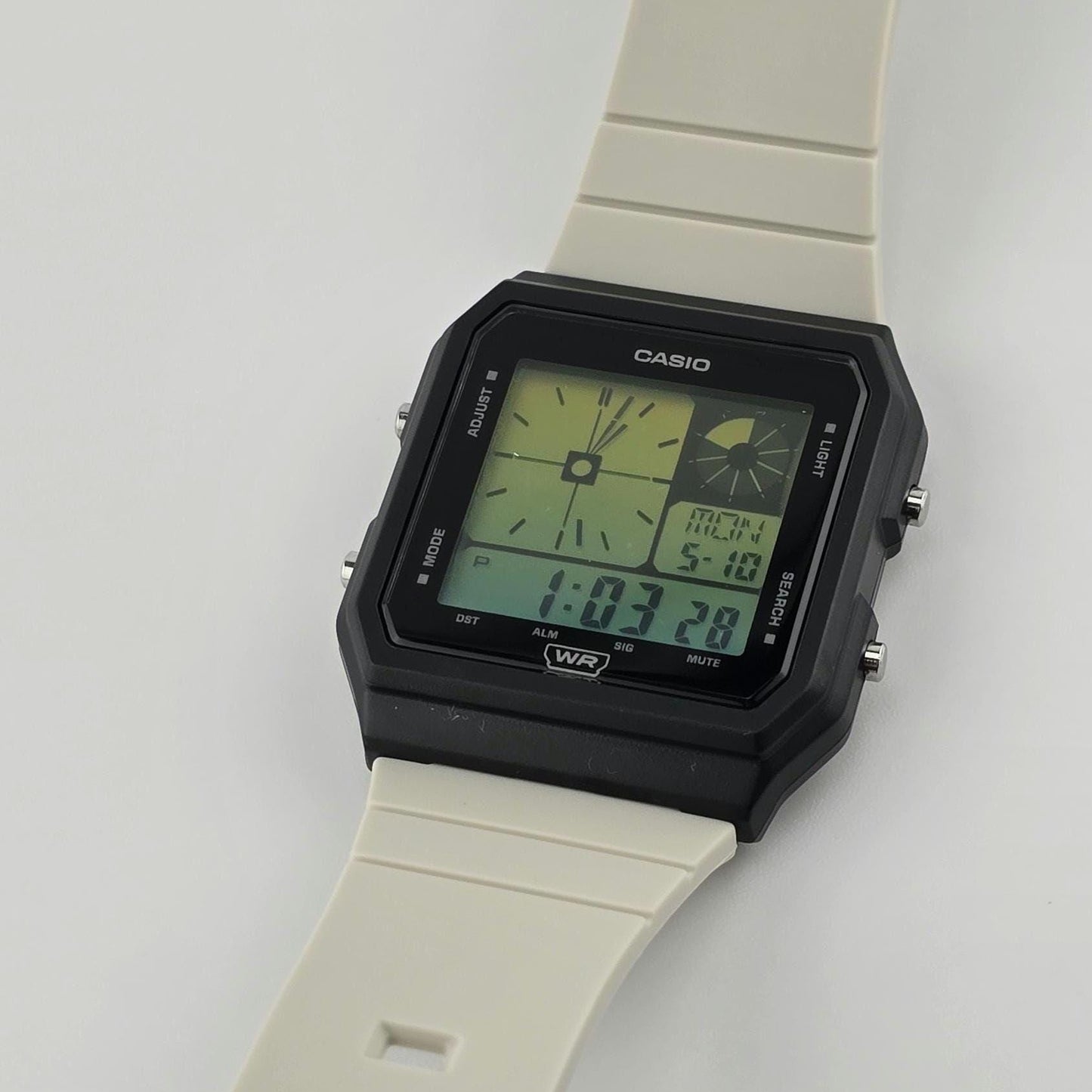 Casio LF20W-8A Modified | POP Ocean Mist | Beige Sports Band | Retro Style Watch Gift