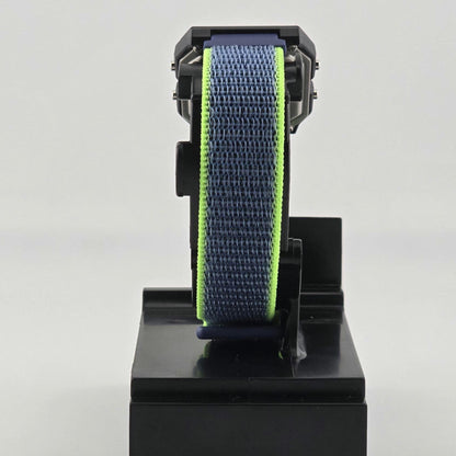 Casio LF20W-8A Modified | POP Ocean Mist | Blue and Green Nylon Loop Strap | Retro Style Watch Gift